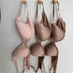 SOLD: ThirdLove T-Shirt Bras in Blush, Nude & Taupe